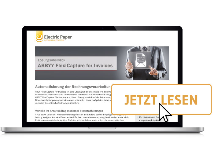 Broschüre FlexiCapture for Invoices